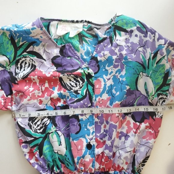 Vintage floral jumpsuit - Picture 6 of 8